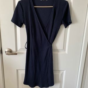 Backyard Roses Wrap Dress